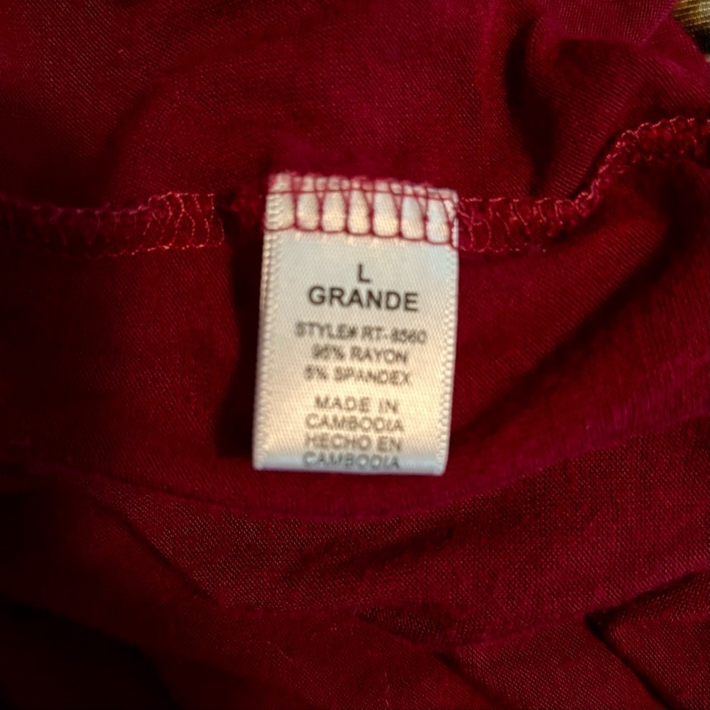 Zenana Outfitters Deep Red Open Cardigan - Picture 4 of 5